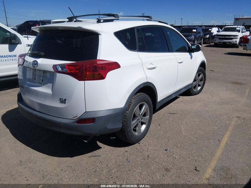 Vin: 2t3rfrev6fw270868, lot: 46143834, toyota rav4 xle 20154