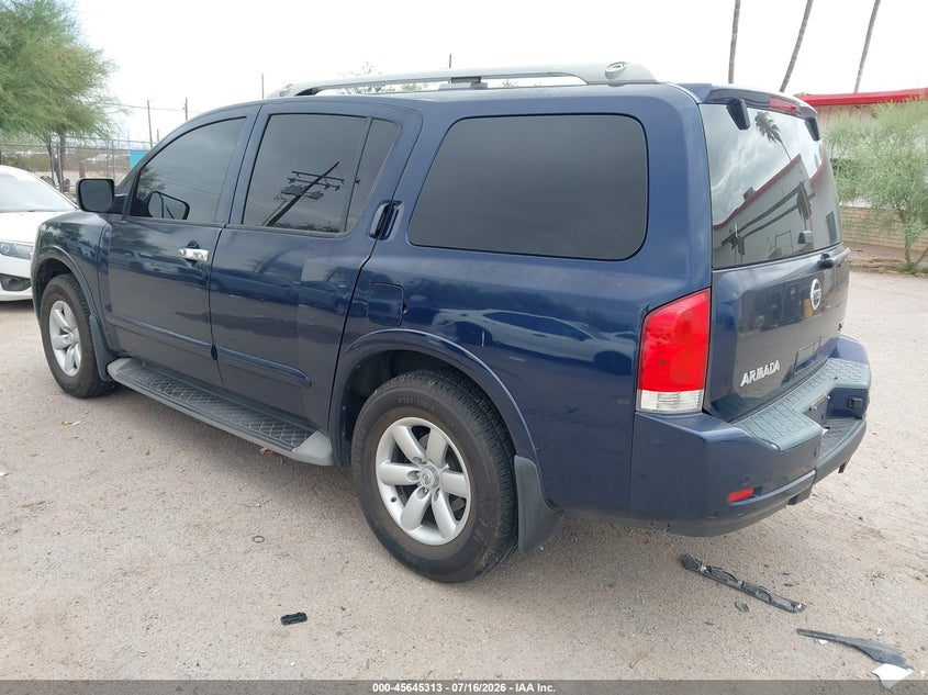 Vin: 5n1aa0nd7an608613, lot: 46143836, nissan armada se 20103