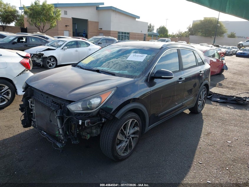 Vin: kndce3lc9j5134628, lot: 46143864, kia niro touring 20182