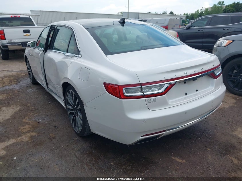 Vin: 1ln6l9sk0k5609403, lot: 46143866, lincoln continental select 20193