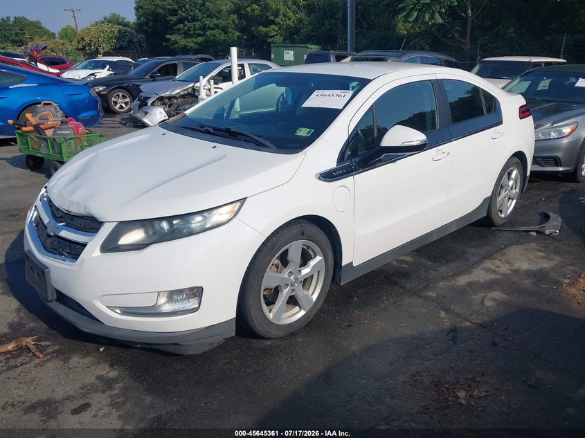 Vin: 1g1rc6e46fu108761, lot: 46143884, chevrolet volt 20152