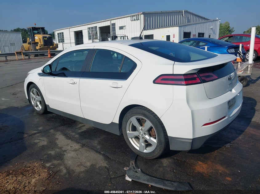 Vin: 1g1rc6e46fu108761, lot: 46143884, chevrolet volt 20153