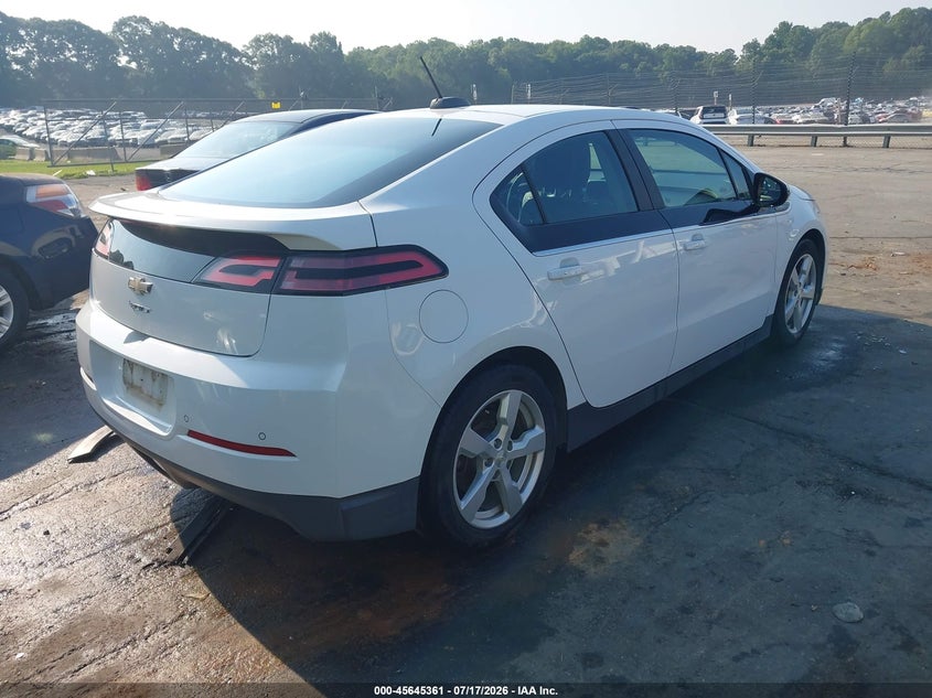 Vin: 1g1rc6e46fu108761, lot: 46143884, chevrolet volt 20154
