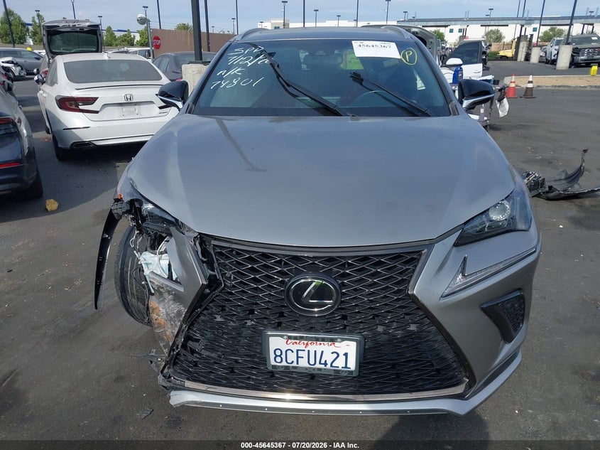 2018 Lexus Nx 300 F Sport VIN: JTJYARBZ6J2094355 Lot: 45645367