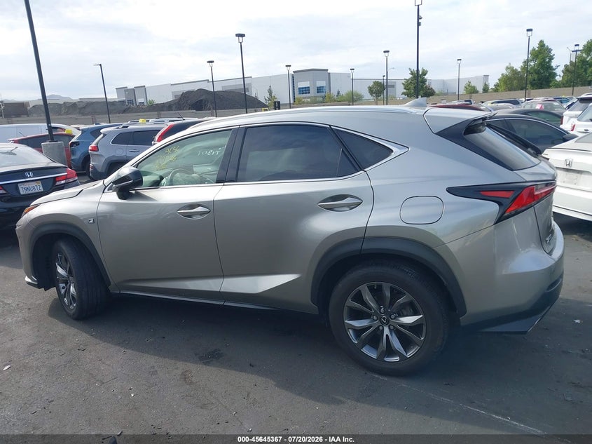 2018 Lexus Nx 300 F Sport VIN: JTJYARBZ6J2094355 Lot: 45645367