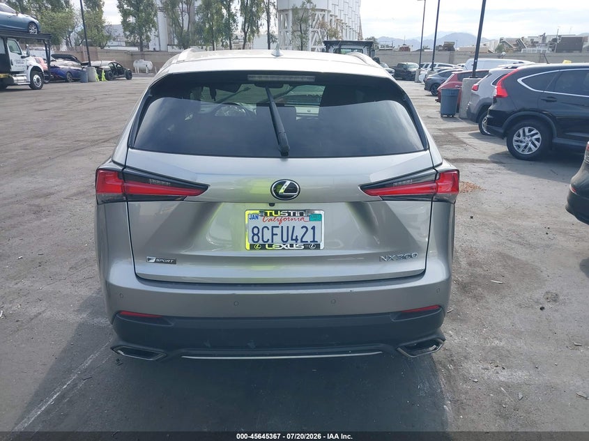 2018 Lexus Nx 300 F Sport VIN: JTJYARBZ6J2094355 Lot: 45645367