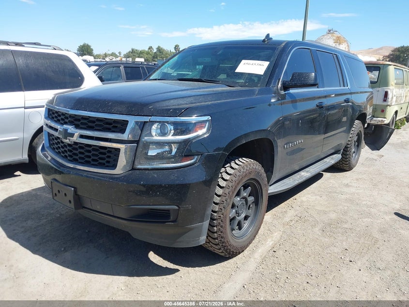 Vin: 1gnskgec6kr367487, lot: 46143909, chevrolet suburban ls 20192