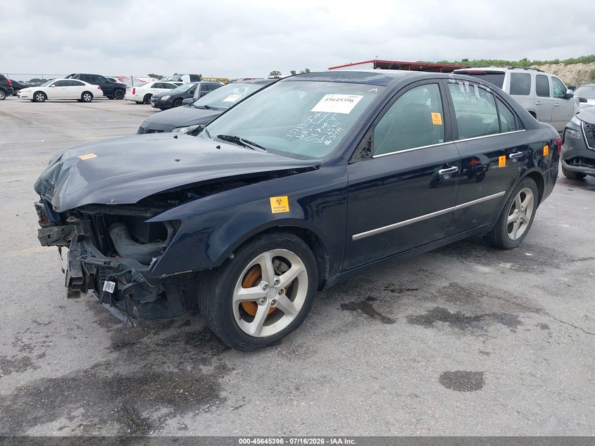 2008 Hyundai Sonata, Right Side, IAAI, VIN 5NPEU46F68H365911 — photo 2