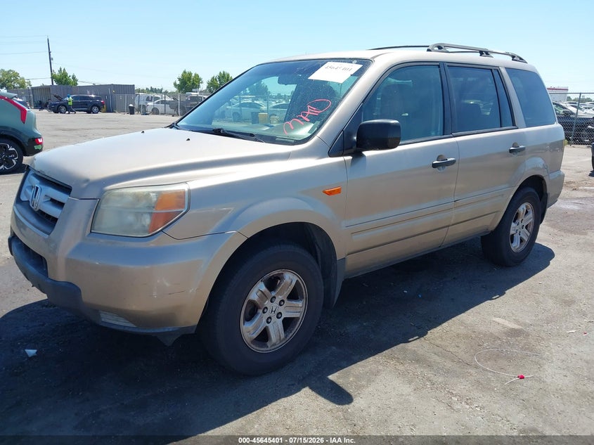 2007 HONDA PILOT auction photo 2