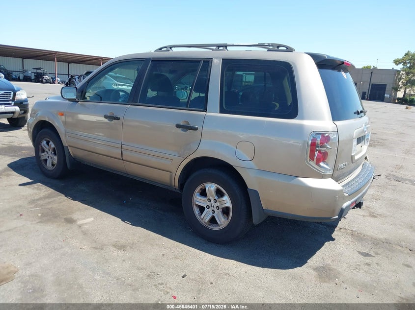 2007 HONDA PILOT auction photo 3