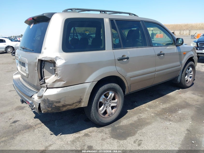 2007 HONDA PILOT auction photo 4