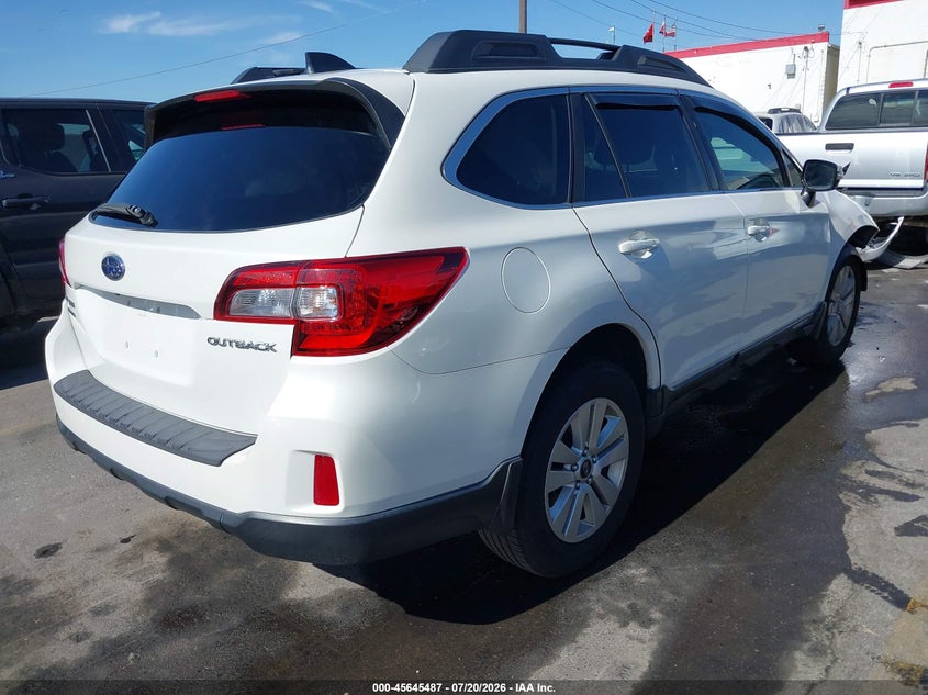 Vin: 4s4bsbfc6g3309296, lot: 46144010, subaru outback 2.5i premium 20164