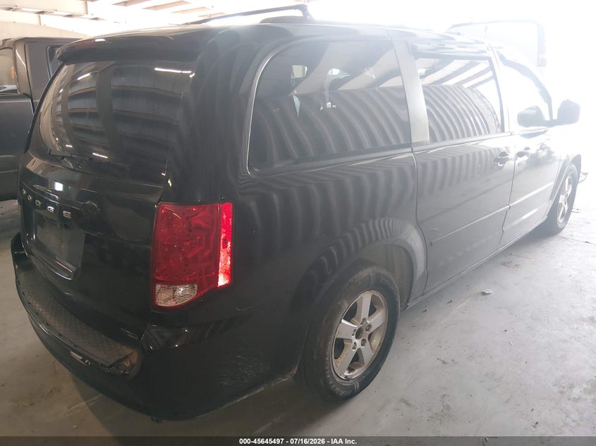 Vin: 2c4rdgcg5dr536645, lot: 46144020, dodge grand caravan sxt 20134