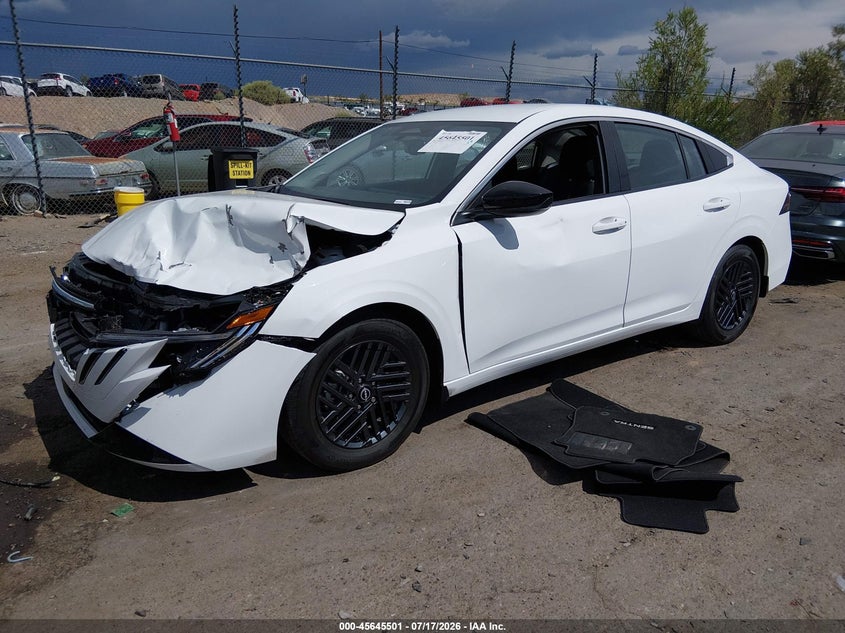 NISSAN SENTRA 2026 VIN 3N1AB9CV7TY283567