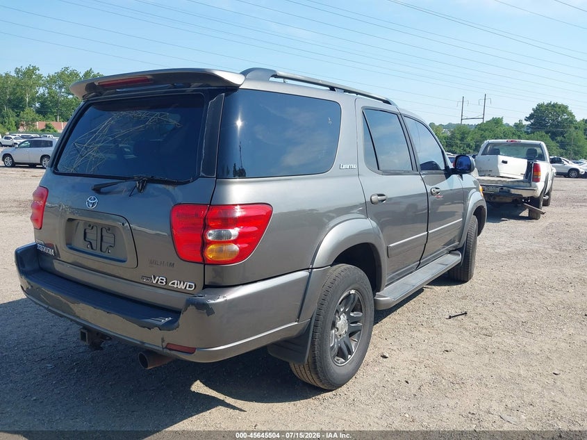 2003 Toyota Sequoia Limited V8 VIN: 5TDBT48A43S193470 Lot: 45645504
