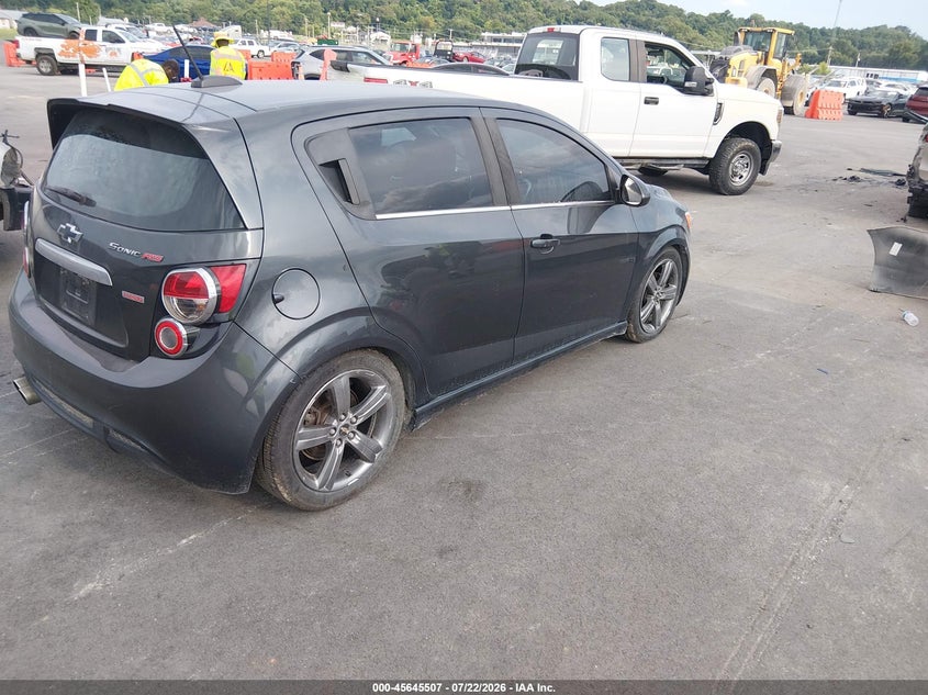 Vin: 1g1jh6sb9g4169265, lot: 46144030, chevrolet sonic rs manual 20164