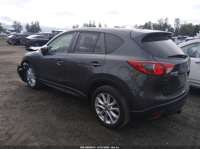 Vin: jm3ke4dyxf0541512, lot: 46144042, mazda cx-5 grand touring 20153