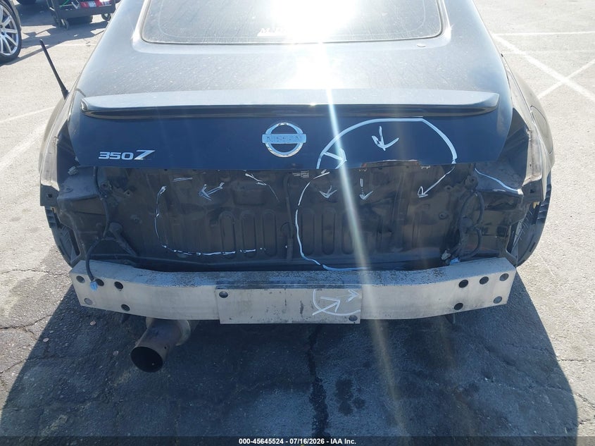 2004 Nissan 350Z VIN: JN1AZ34E64T052385 Lot: 45645524