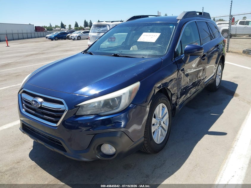Vin: 4s4bsafc5j3378644, lot: 46144065, subaru outback 2.5i premium 20182