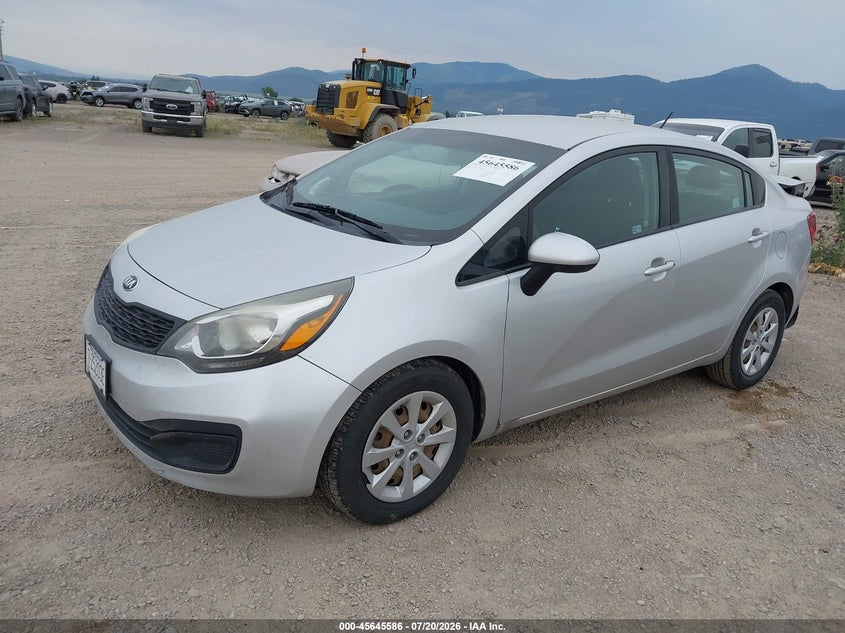Vin: knadm4a32d6309944, lot: 46144109, kia rio lx 20132
