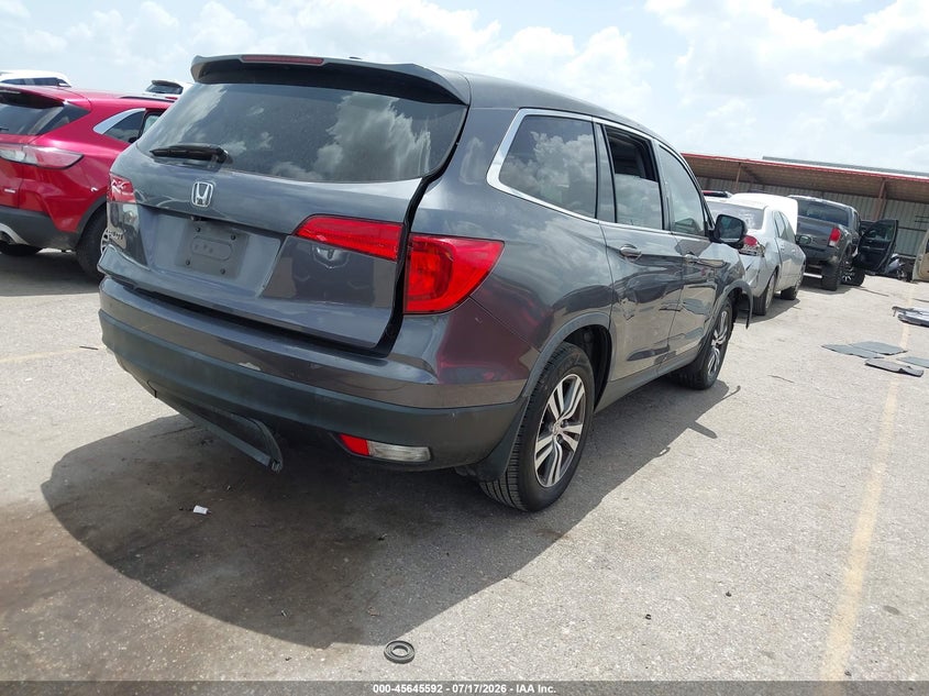 Vin: 5fnyf5h55gb040424, lot: 46144115, honda pilot ex-l 20164