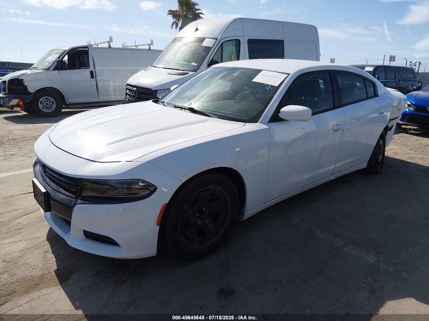 2016 Dodge Charger, Левый зад, IAAI, VIN 2C3CDXAT4GH206029 — фото 2