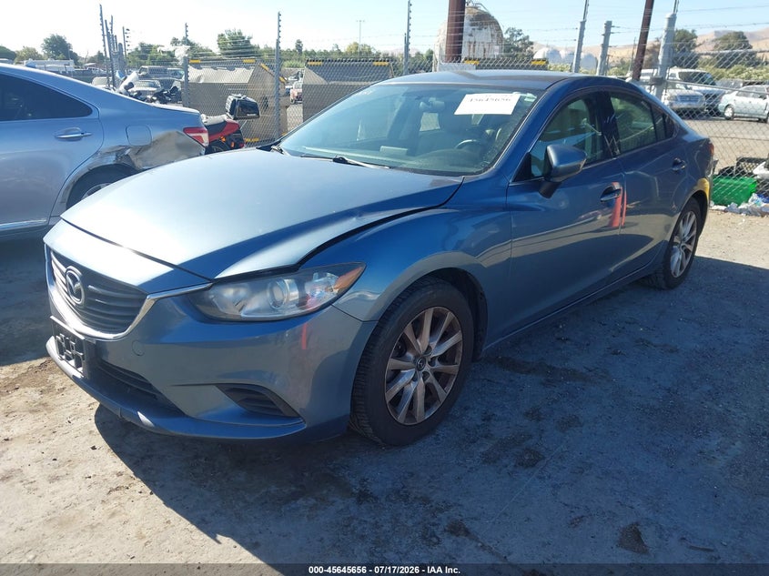 Vin: jm1gj1u58g1424571, lot: 46144179, mazda mazda6 i sport 20162