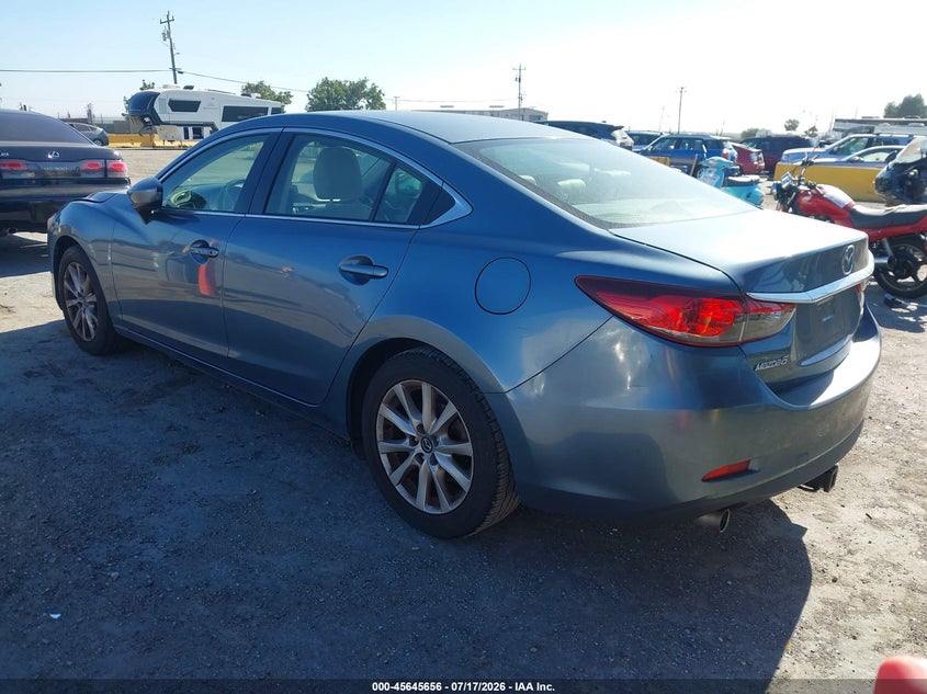 Vin: jm1gj1u58g1424571, lot: 46144179, mazda mazda6 i sport 20163