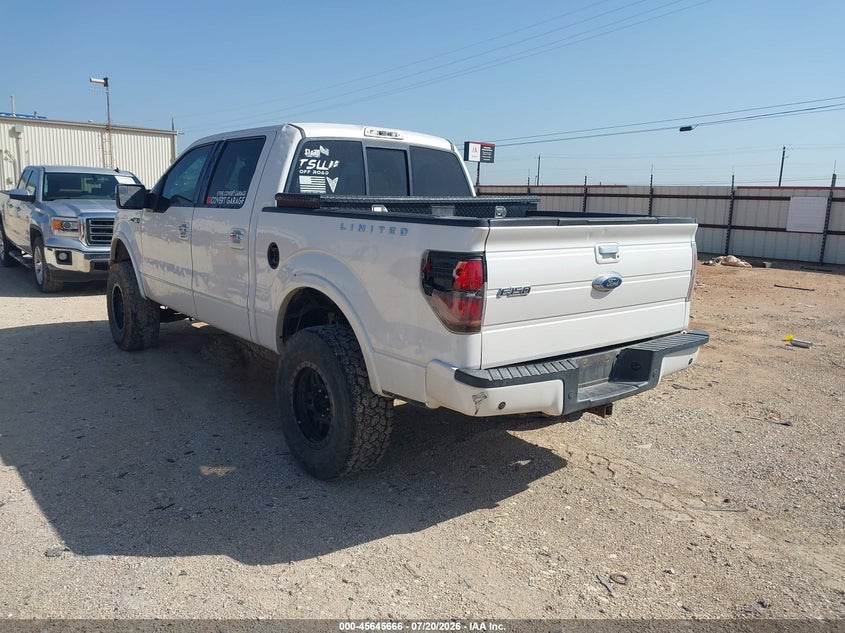 Vin: 1ftfw1e6xbfa94156, lot: 46144189, ford f-150 lariat limited 20113