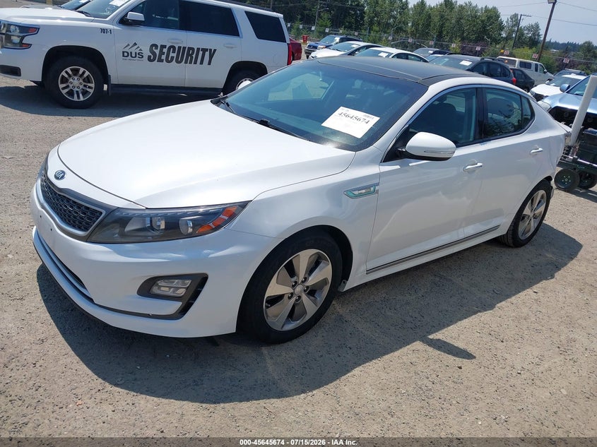 Vin: knagn4ad8f5084618, lot: 46144197, kia optima hybrid ex 20152