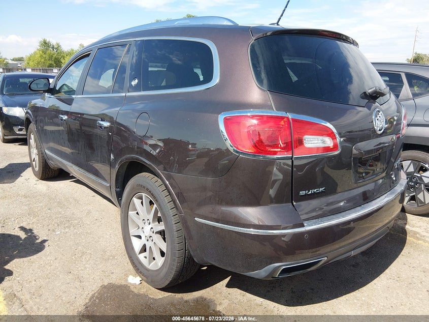 Vin: 5gakvbkd7fj262690, lot: 46144201, buick enclave leather 20153