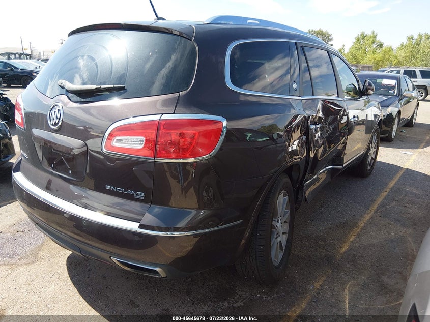 Vin: 5gakvbkd7fj262690, lot: 46144201, buick enclave leather 20154