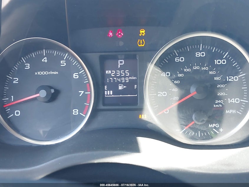2016 Subaru Impreza 2.0I VIN: JF1GJAA64GH010388 Lot: 45645686