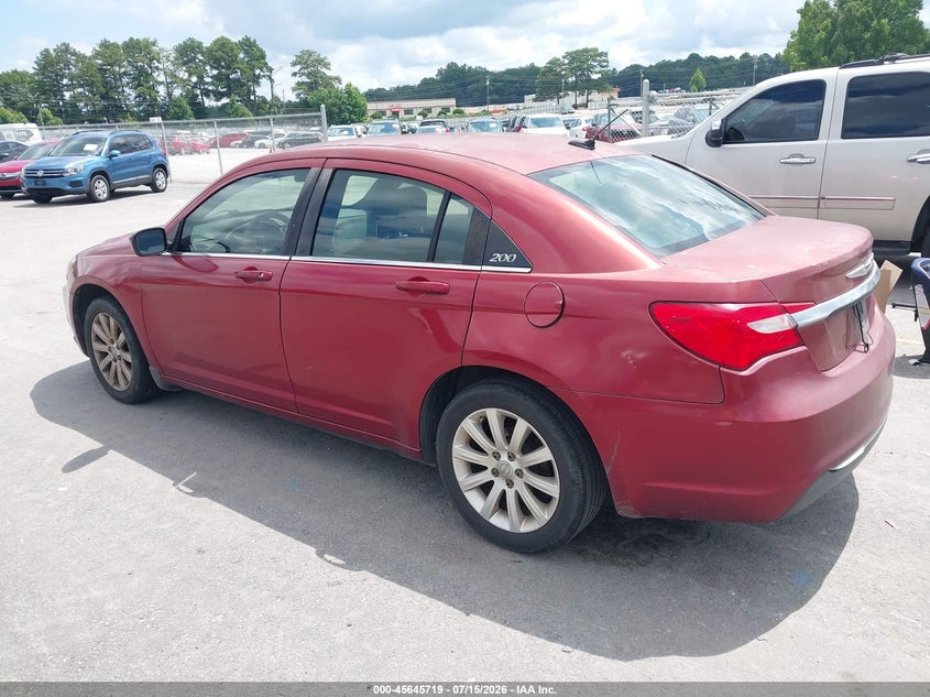 Vin: 1c3bc1fb3bn580028, lot: 46144242, chrysler 200 touring 20113