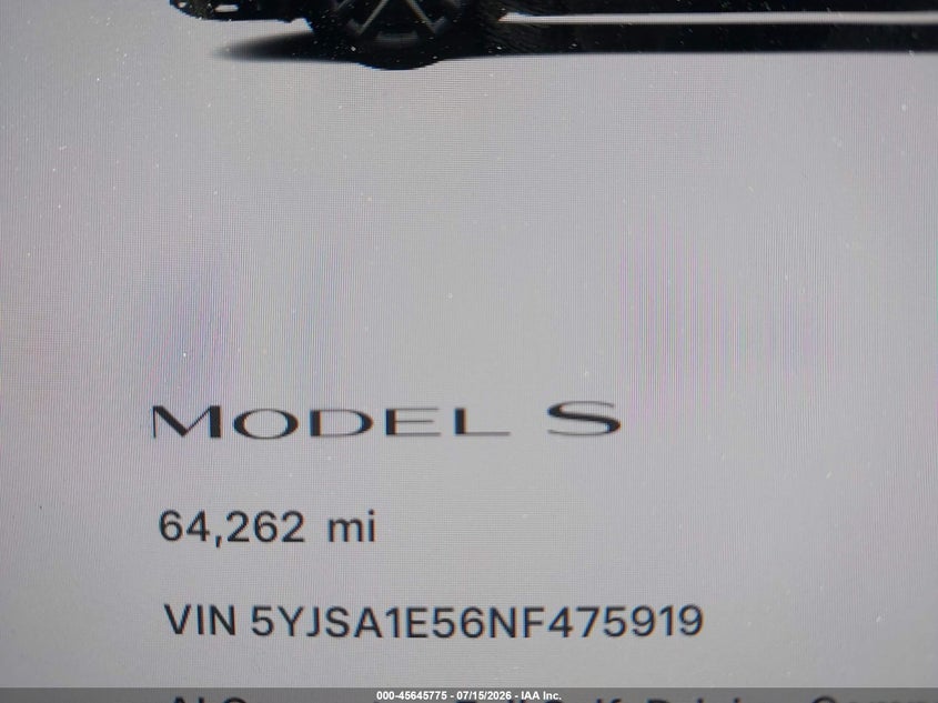 2022 TESLA MODEL S DUAL MOTOR ALL-WHEEL DRIVE · Фото 15