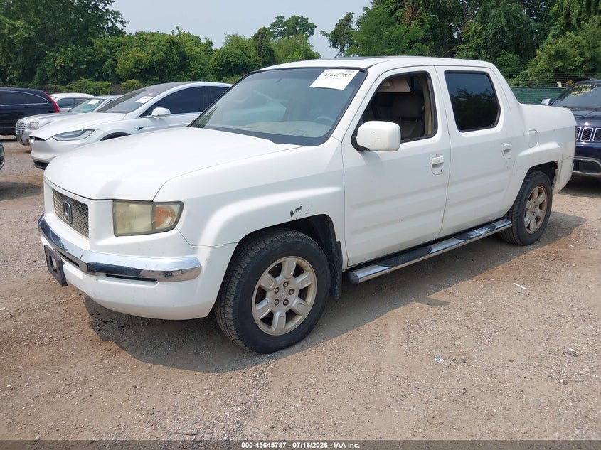 2007 Honda Ridgeline Rtl 2HJYK16587H506618 photo 1