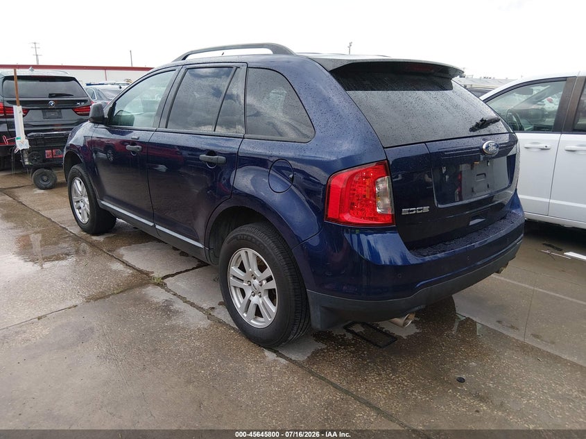 Vin: 2fmdk3gc2bba36296, lot: 46144355, ford edge se 20113