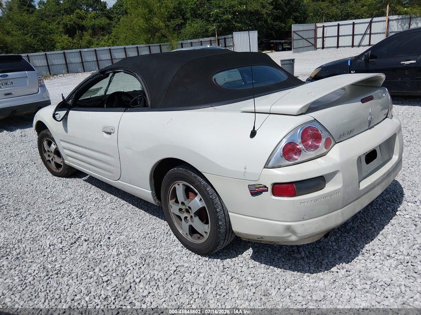 2003 MITSUBISHI ECLIPSE SPYDER auction photo 3