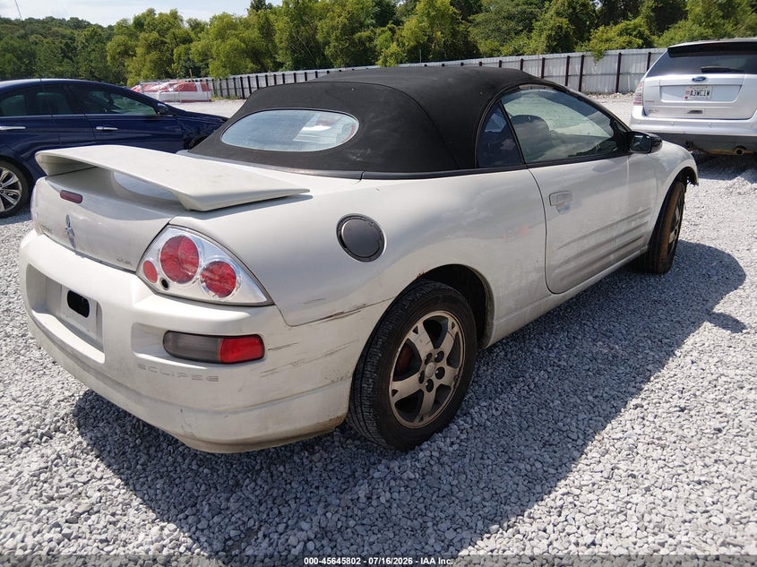 2003 MITSUBISHI ECLIPSE SPYDER auction photo 4