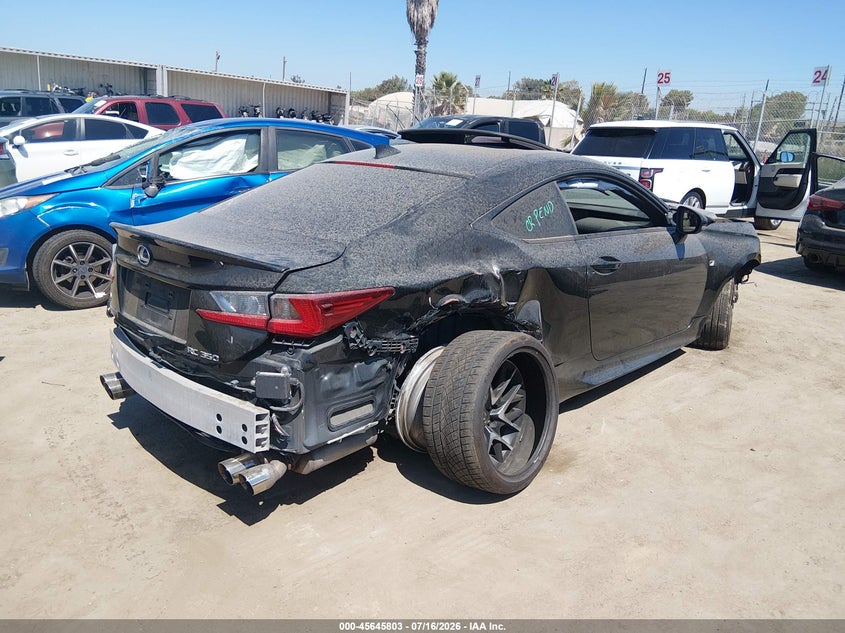 Vin: jthhz5bc2j5018466, lot: 46144358, lexus rc 350 20184