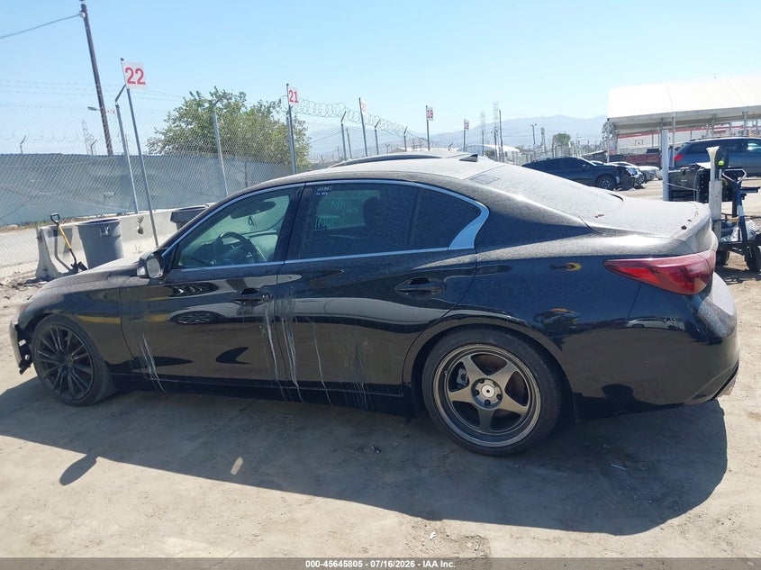 2018 Infiniti Q50 3.0T Luxe VIN: JN1EV7AP7JM361170 Lot: 45645805