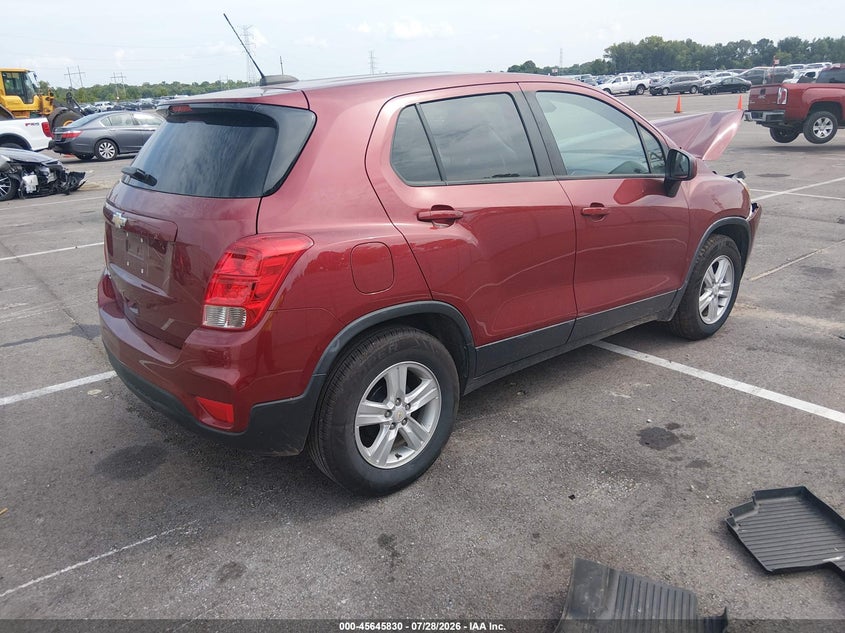 Vin: kl7cjksb1mb340110, lot: 46144385, chevrolet trax fwd ls 20214