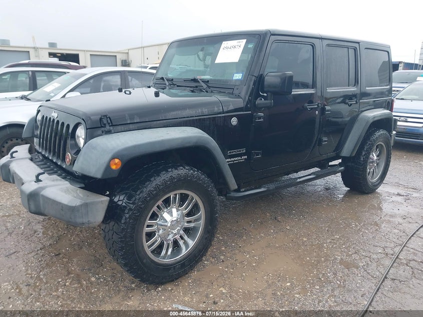 Vin: 1c4bjwdg5gl202678, lot: 46144430, jeep wrangler unlimited sport 20162