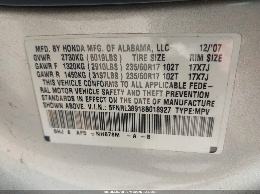 AtlanticExpress - Honda Odyssey