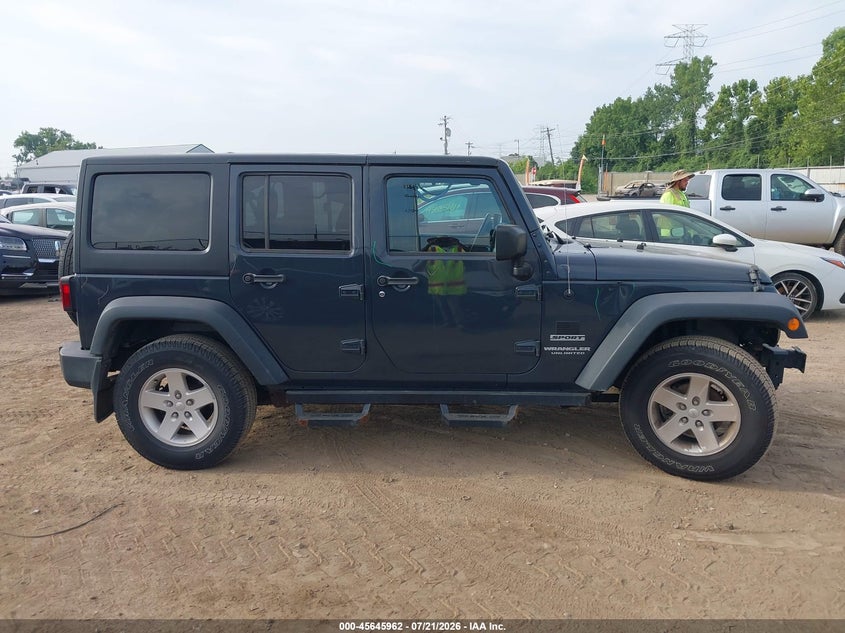 2017 Jeep Wrangler Unlimited Sport VIN: 1C4BJWDG2HL524566 Lot: 45645962