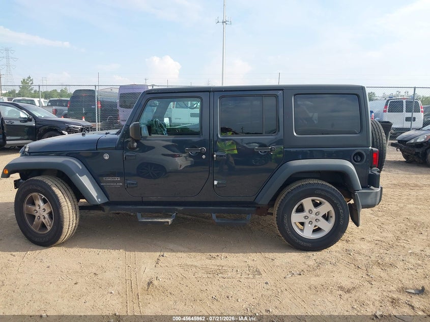 2017 Jeep Wrangler Unlimited Sport VIN: 1C4BJWDG2HL524566 Lot: 45645962