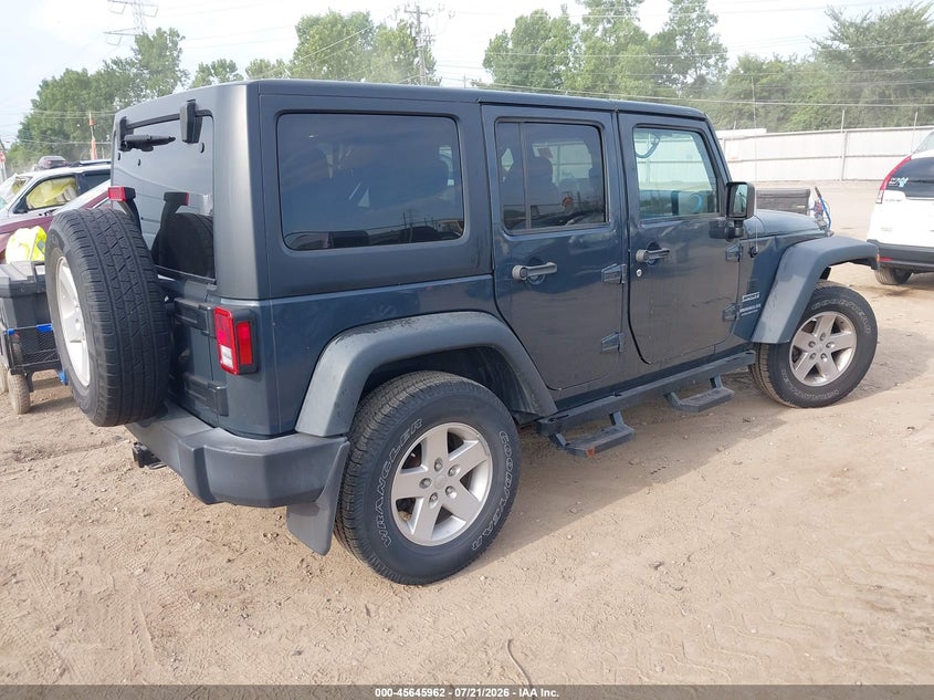 2017 Jeep Wrangler Unlimited Sport VIN: 1C4BJWDG2HL524566 Lot: 45645962