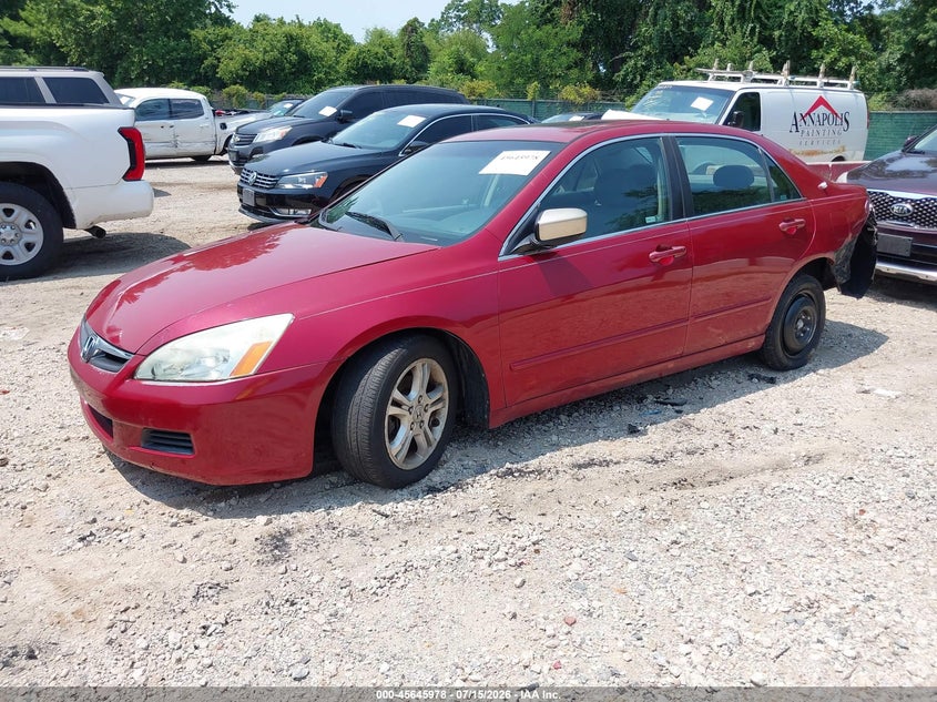 2007 Honda Accord 2.4 Ex 1HGCM56867A128342 photo 1