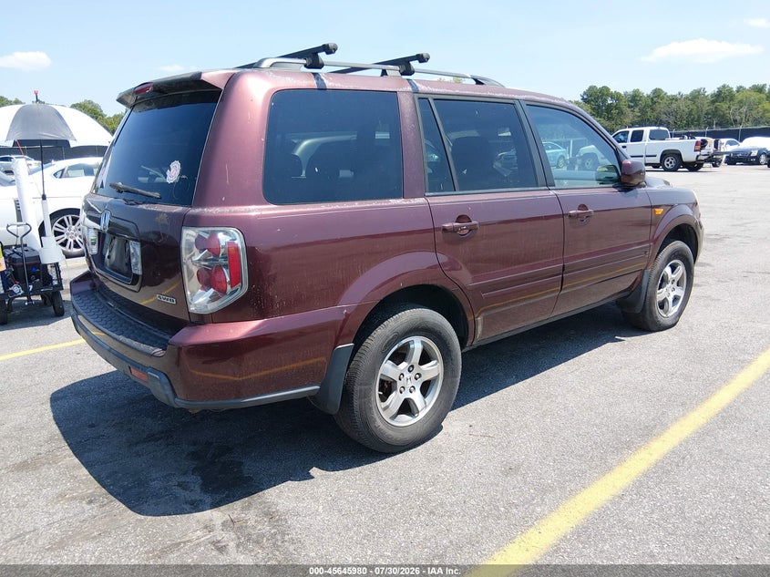 2007 HONDA PILOT auction photo 4