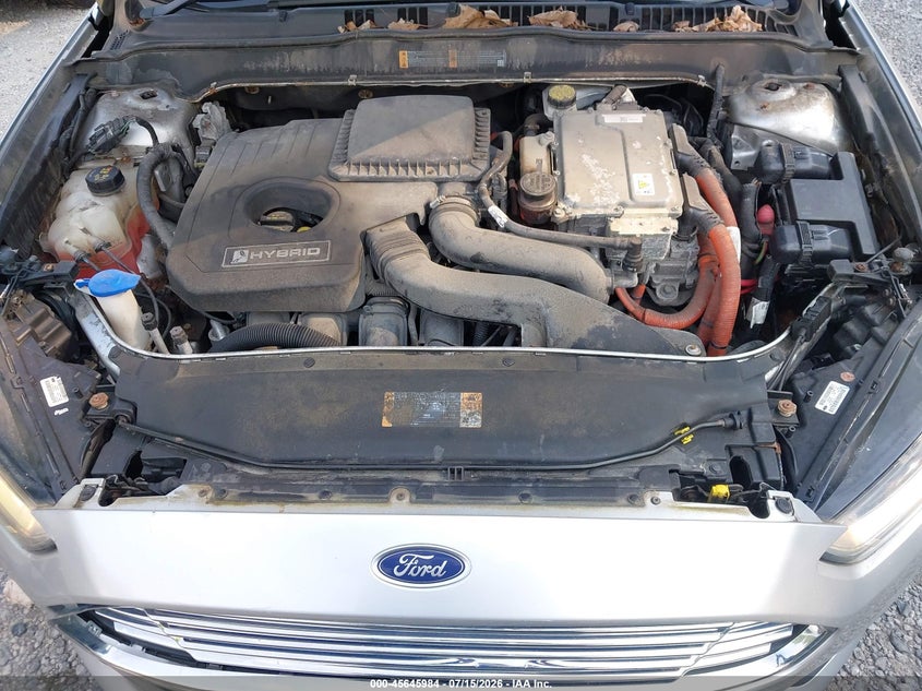2013 Ford Fusion Hybrid Se VIN: 3FA6P0LUXDR223341 Lot: 45645984